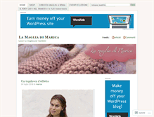 Tablet Screenshot of lamagliadimarica.com